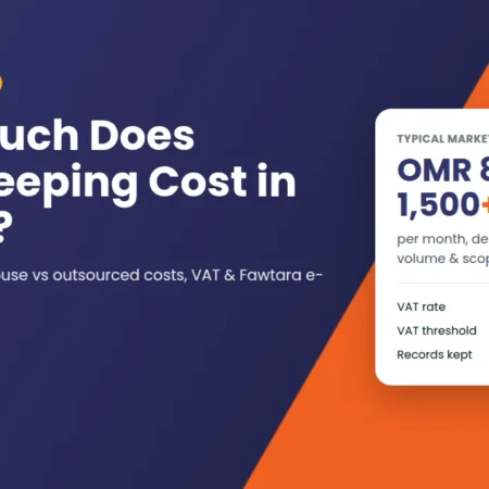 how much book keeping cost in oman