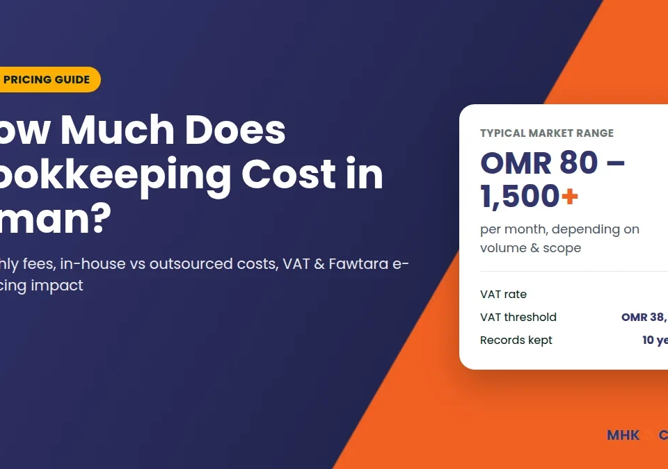 how much book keeping cost in oman